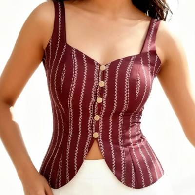 Crop top – Silk Cotton